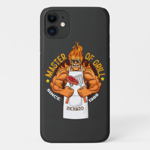 Funda Para iPhone 11 Regalo del Día del Maestro de Padres Grill Padre C