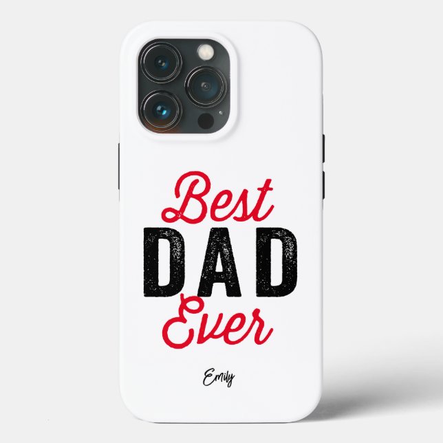 Funda De Case-Mate Para iPhone Regalo del Día del Padre para papá (Reverso )