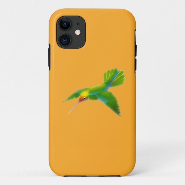 Funda De Case-Mate Para iPhone Regalo del diseñador de aves Hummingbirds (Reverso)