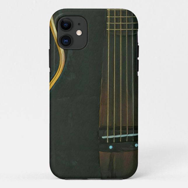 Funda De Case-Mate Para iPhone Regalo del guitarrista de Bass (Reverso)
