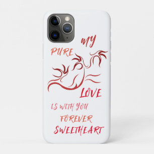 Funda Para iPhone 11 Pro REGALO el día de San Valentín PARA NOVIA, ESPOSA, 