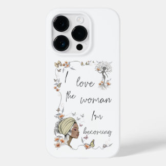 Funda Para iPhone 14 Pro De Case-Mate Regalo Floral de Amor Propio para Mujeres