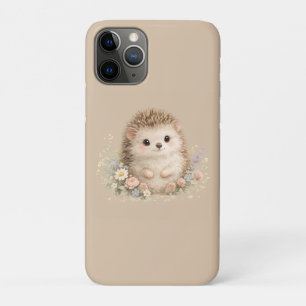 Funda Para iPhone 11 Pro Regalo floral de Cottagecore de erizo Kawaii
