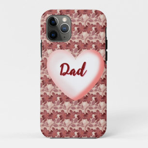Funda Para iPhone 11 Pro Regalo floral personalizado para el Día del Padre