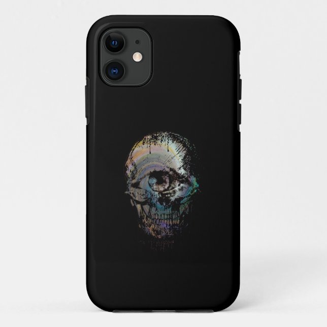 FUNDA DE Case-Mate PARA iPhone REGALO HALLOWEEN DE SKULL EYE SKELETON (Reverso)
