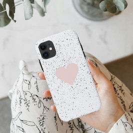 Funda Para iPhone 11 Regalo moderno Pastel Rosa y Corazón Agradable