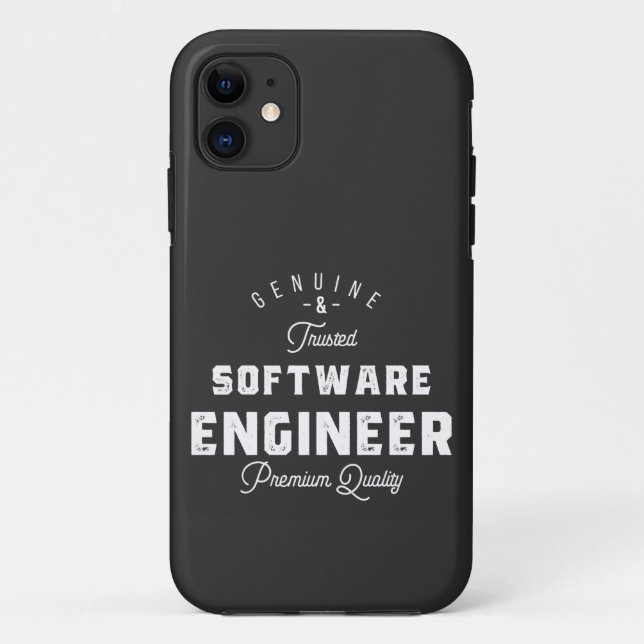 Funda De Case-Mate Para iPhone Regalo para Ingeniero de Software (Reverso)