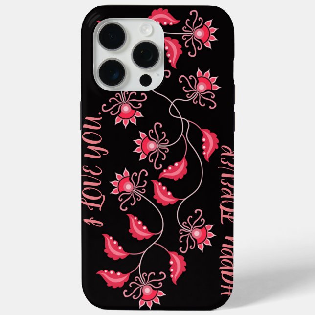 FUNDA DE Case-Mate PARA iPhone REGALO PARA NOVIA, ESPOSA, MARIDO, NOVIO, MAMÁ (Reverso )