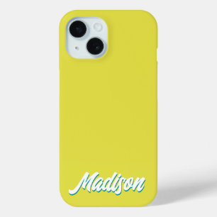 Funda Para iPhone 15 Regalo Retro Personalizado Nombre Personalizado Vi
