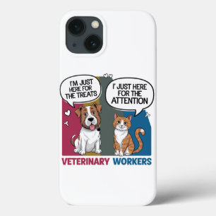 Funda Para iPhone 13 Regalo veterinario retro colorido