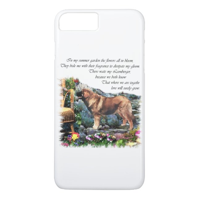 Funda De Case-Mate Para iPhone Regalos de arte de Leonberger (Reverso)
