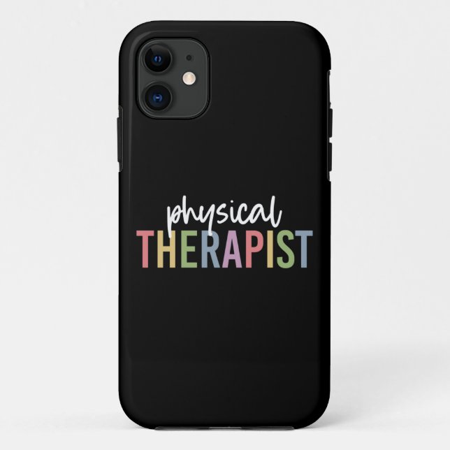 Funda De Case-Mate Para iPhone Regalos de fisioterapia física del terápico PT de  (Reverso)