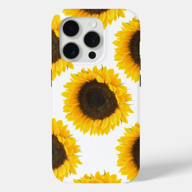 Funda De Case-Mate Para iPhone Regalos de girasol (Reverso )