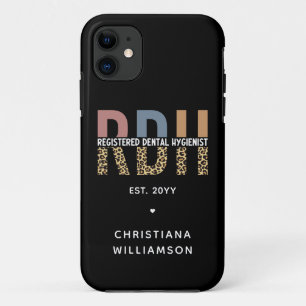 Funda Para iPhone 11 Regalos de higienistas dentales registrados por el