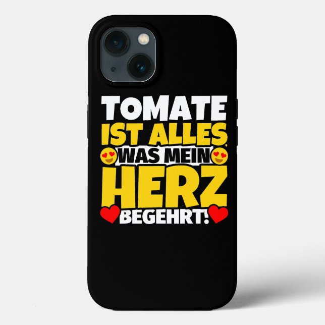 Funda De Case-Mate Para iPhone Regalos de tomates para los amantes del tomate (Reverso )