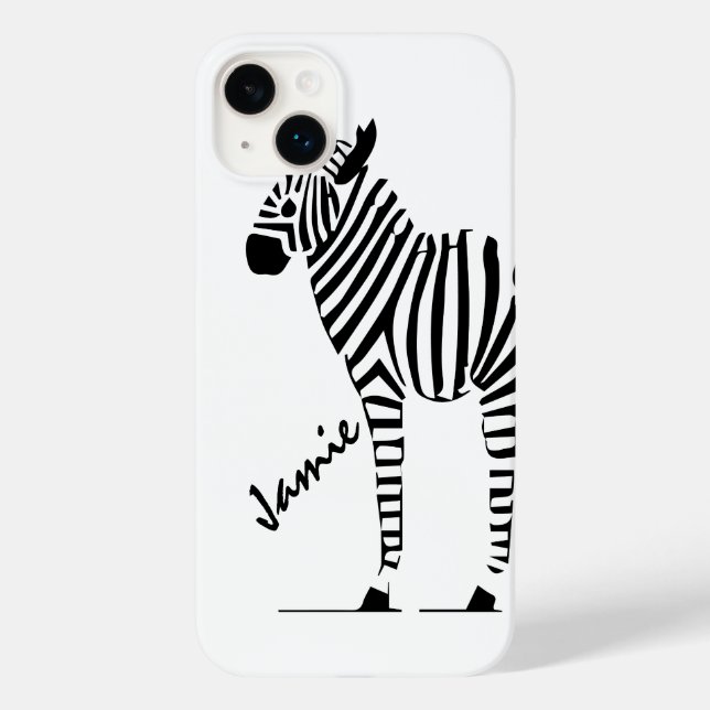 Funda De Case-Mate Para iPhone Regalos de Zebra Lovers (Reverso )