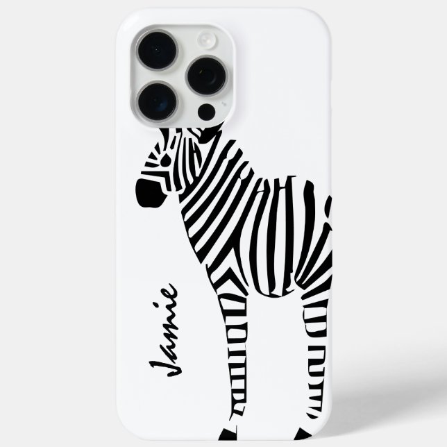Funda De Case-Mate Para iPhone Regalos de Zebra Lovers (Reverso )