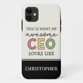Funda Para iPhone 11 Regalos divertidos para el CEO | Impresionante Dir
