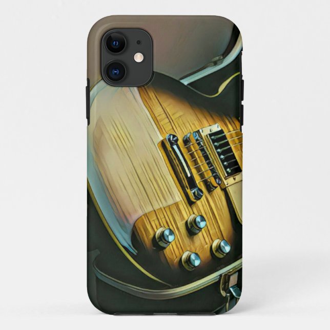 Funda De Case-Mate Para iPhone Regalos para guitarrista (Reverso)