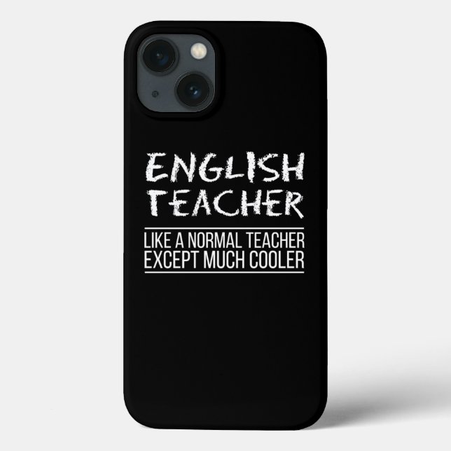 Funda De Case-Mate Para iPhone Regalos Para Profesores De Inglés Divertidos Como  (Reverso)
