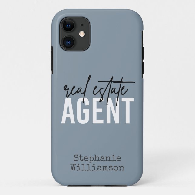Funda De Case-Mate Para iPhone Regalos personalizados de agentes inmobiliarios pa (Reverso)