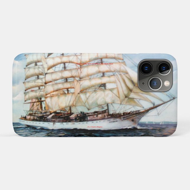 Funda De Case-Mate Para iPhone Regata Cutty Sark (Reverso (horizontal))