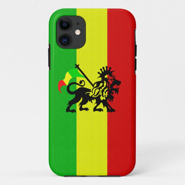 Funda De Case-Mate Para iPhone Reggae Lion (Reverso)