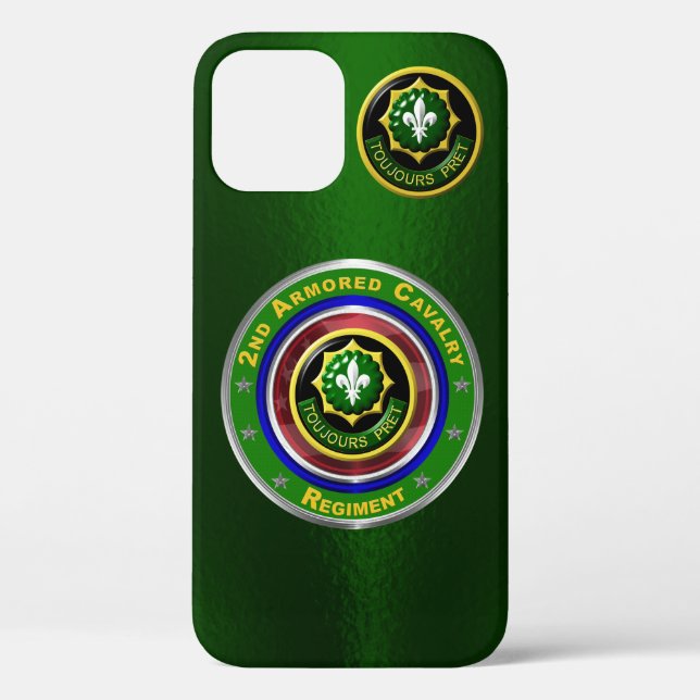 Funda De Case-Mate Para iPhone Regimiento de Caballería Blindada 2 Personalizado (Reverso )