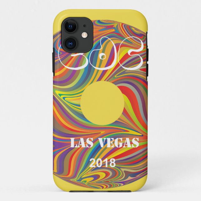 Funda De Case-Mate Para iPhone Registro de carnaval de margarita eléctrica (Reverso)