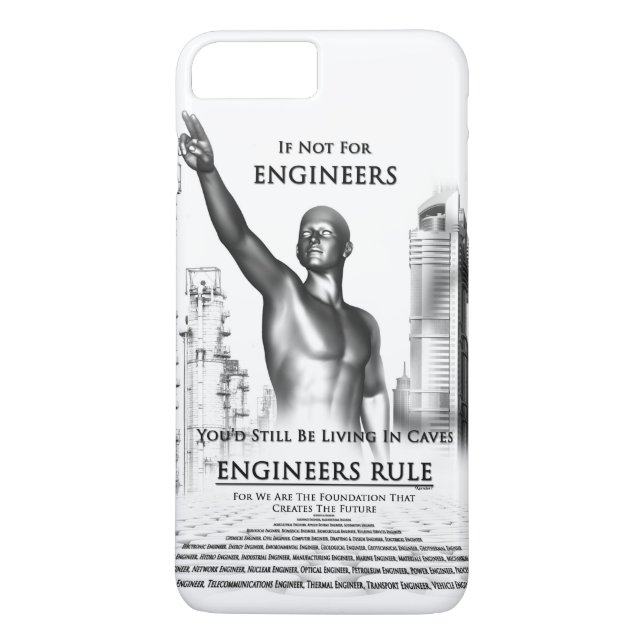 Funda De Case-Mate Para iPhone Regla de Ingenieros (Reverso)