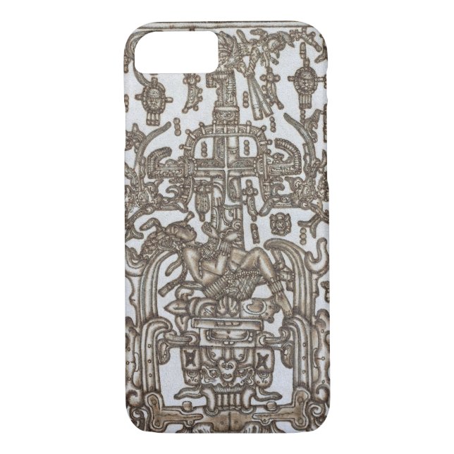 Funda De Case-Mate Para iPhone Regla maya Pakal Kim (Reverso)