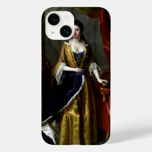 Funda De Case-Mate Para iPhone Reina Ana de Gran Bretaña e Irlanda (Reverso )