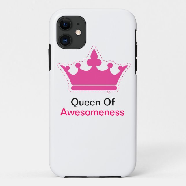 Funda De Case-Mate Para iPhone Reina de Awesomeness (Reverso)