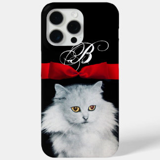 TITLE_SEO2 REINA DE GATOS BLANCOS CON MONOGRAMA DE RIBÓN ROJO