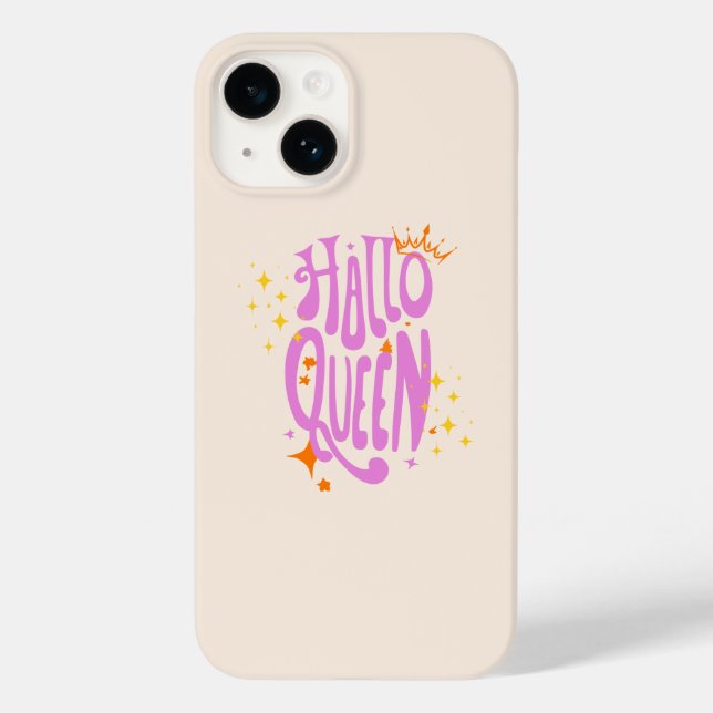 Funda De Case-Mate Para iPhone Reina de Halloween, Halloqueen, arte de Halloween  (Reverso )