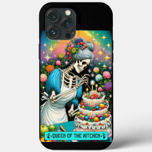 iPhone 13 Pro Max Reina de la Cocina Tarjeta de Tarot Funda para Tel