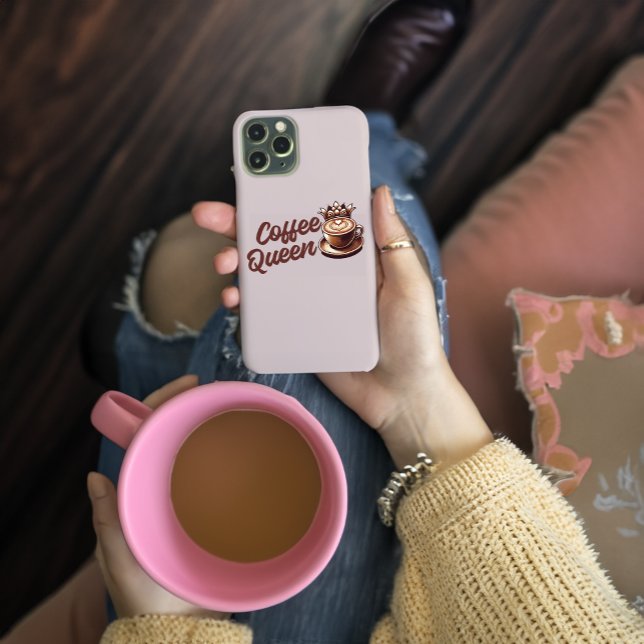 Funda De Case-Mate Para iPhone Reina del café (*shown on iPhone II pro, available on all models/makes.)