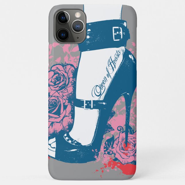 Funda De Case-Mate Para iPhone Reina del diseño de zapatos de duelo (Reverso)
