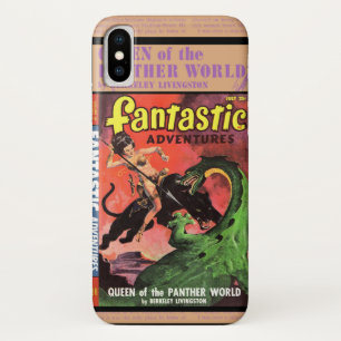 Funda Para iPhone X Reina del mundo pantero: ficción de pulpa de fanta