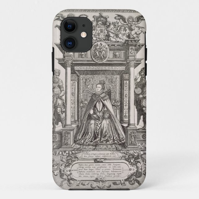 Funda De Case-Mate Para iPhone Reina Elizabeth I (1533-1603) como patrón de (Reverso)