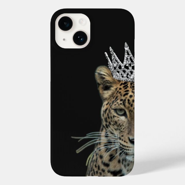 FUNDA DE Case-Mate PARA iPhone REINA LEOPARD (Reverso )