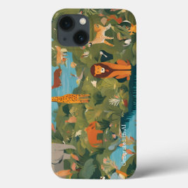 Funda Para iPhone 13 Reino de los animales