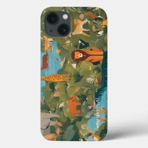Funda Para iPhone 13 Reino de los animales