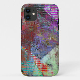 Funda Para iPhone 11 Rejilla púrpura
