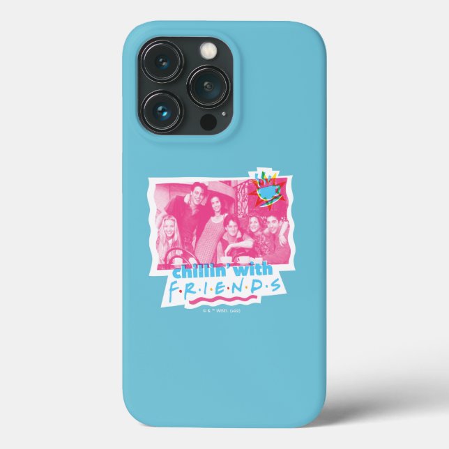 Funda De Case-Mate Para iPhone Relajándose con FRIENDS™ (Reverso )