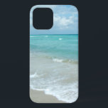 Funda Para iPhone 12 Relajante paisaje natural del Océano Atlántico<br><div class="desc">Bonito agua azul en Miami Beach Florida con agua turquesa,  cielo claro y agua dulce del océano. Un ambiente relajante de naturaleza costera.</div>