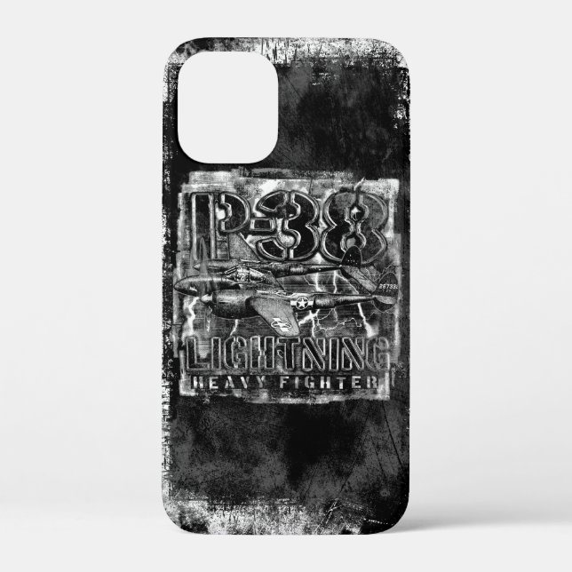 Funda De Case-Mate Para iPhone Relámpago P-38 (Reverso )