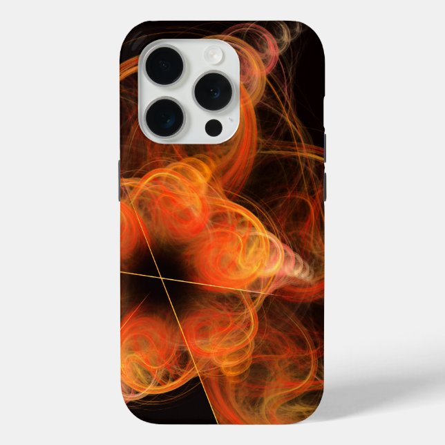 Funda De Case-Mate Para iPhone relámpagos arte abstracto (Reverso )