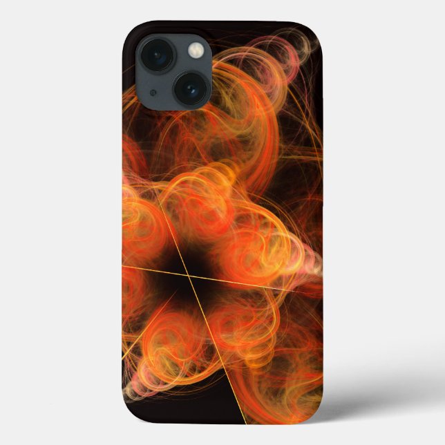 Funda De Case-Mate Para iPhone relámpagos arte abstracto (Reverso)