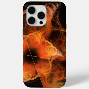 Funda Para iPhone 15 Pro Max relámpagos arte abstracto
